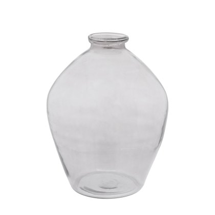 Accessories - Pereda Handblown Glass Vase Smoke