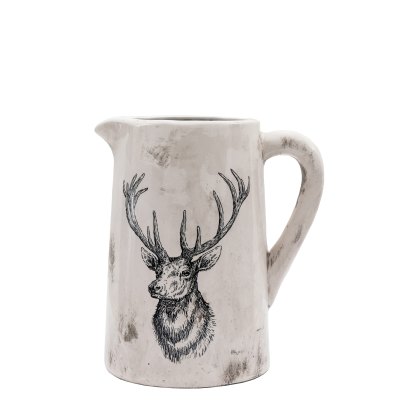 Accessories - Stag Pitcher Vase Large Distressed