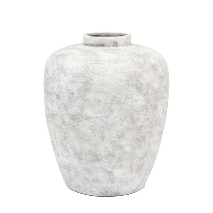 Accessories - Teguise Ceramic Urn Vase Grey (Large)