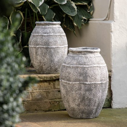 Accessories - Zante Vase Large Antique Grey