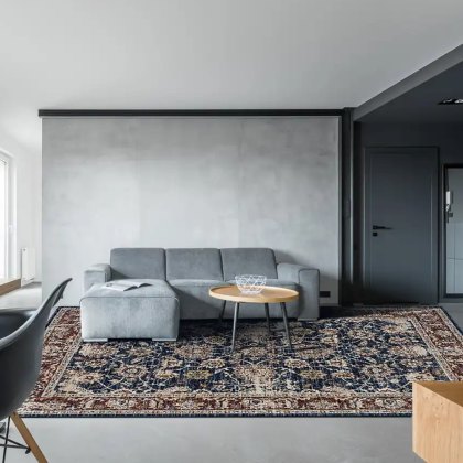Alhambra - Dark Blue/Dark Blue Rug