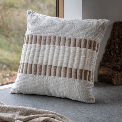 Cushions - Longshaw Woven Natural Cushions - Longshaw Woven Natural