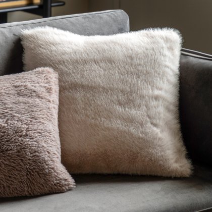 Cushions - Square Maple Faux Fur (Oatmeal)