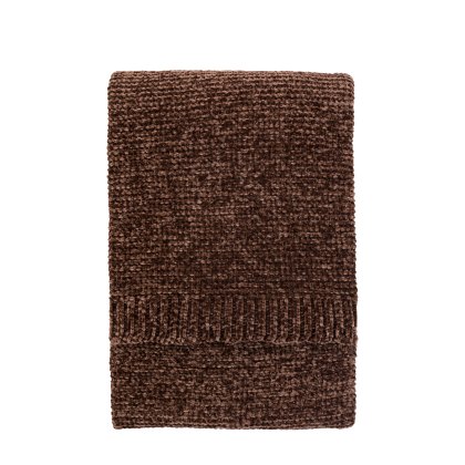 Throws - Deco Luxe Chunky Chenille (Choc)