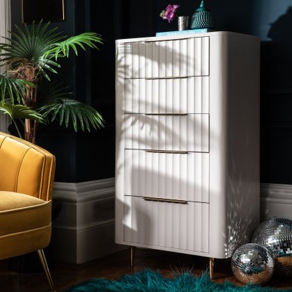 Olivia - Five Drawer Chest