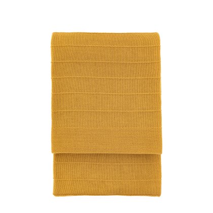 Throws - Florence Knit (Mustard)