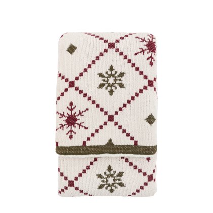 Throws - Heritage Fair Isle Chenille Woven Throws - Heritage Fair Isle Chenille Woven