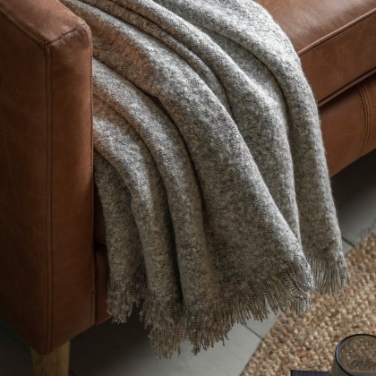 Throws - Melange Acrylic (Dark Grey)