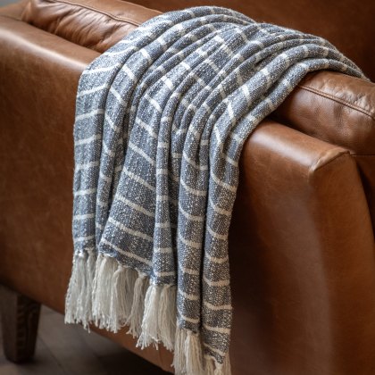 Throws - Melford Stripe (Ink)
