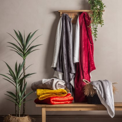 Throws - Sterling Sherpa Throw (Grey)