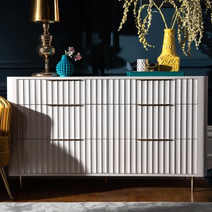 Olivia - Six Drawer Wide Chest