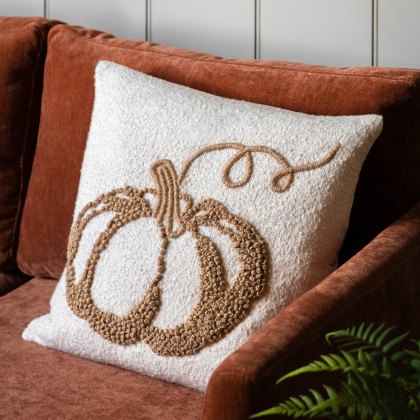 Cushions - Embroided Pumpkin