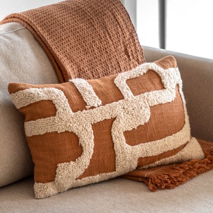 Cushions - Kalho Embroidered (Apricot)