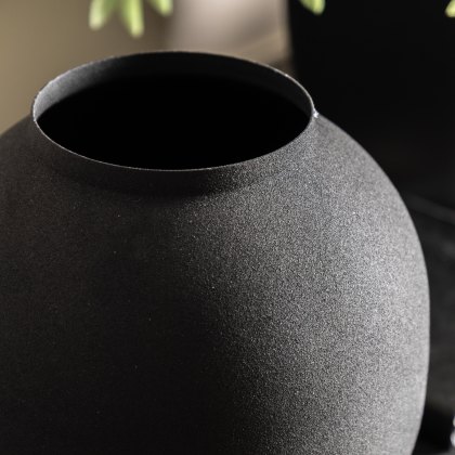 Accessories - Zia Vase Black 305mm Set of 2