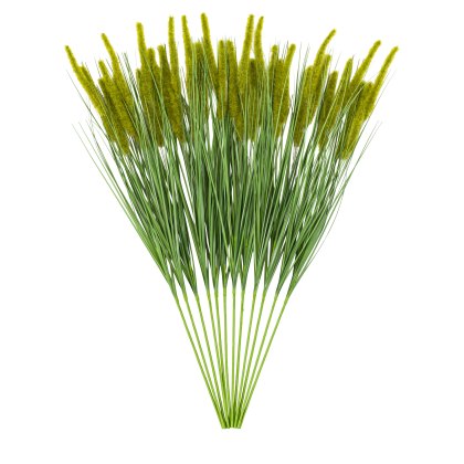 Faux Plants - Faux Grass with Seed Heads Green (12pk)