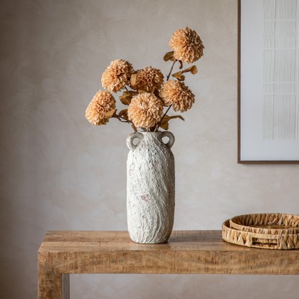 Faux Flowers - Faux Stem Dahlia Ivory (6pk)