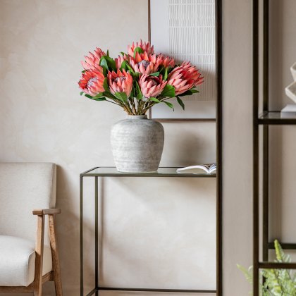 Faux Flowers - Faux Stem Statement Tropical Apricot (12pk)