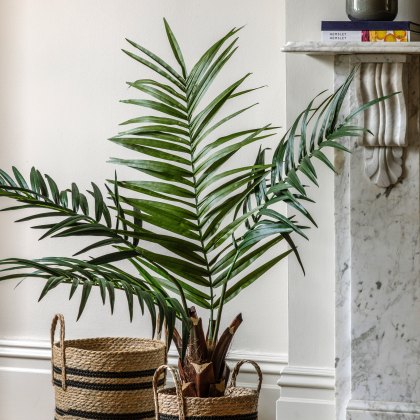 Faux Plants - Potted King Kentia Palm Tree 4ft