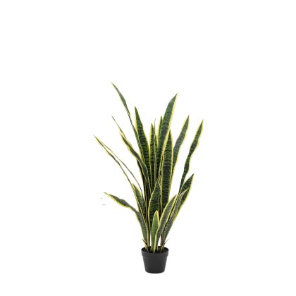 Faux Plants - Potted Sansevieria Plant 4ft