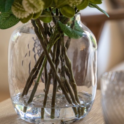 Faux Flowers - Rose Eucalyptus Vase Arrangement 280x Faux Flowers - Rose Eucalyptus Vase Arrangement 280x