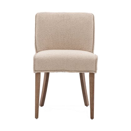 Tarnby - Dining Chair Taupe Fabric (pair of chairs)