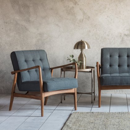 Humber - Armchair (Dark Grey Linen)