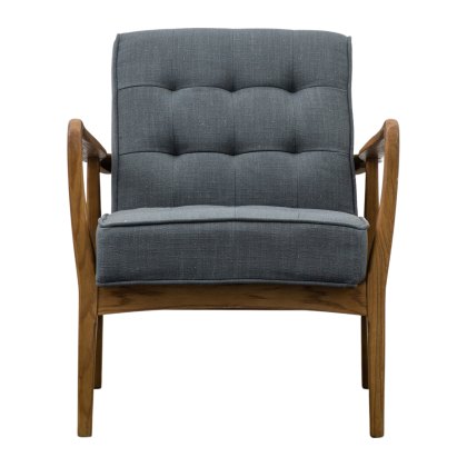 Humber - Armchair (Dark Grey Linen)