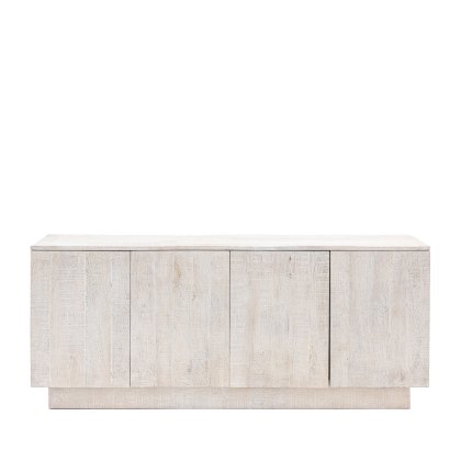 Iowa - 4 Door Sideboard Whitewash