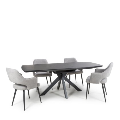 Ted - Dining Chair (Pewter)