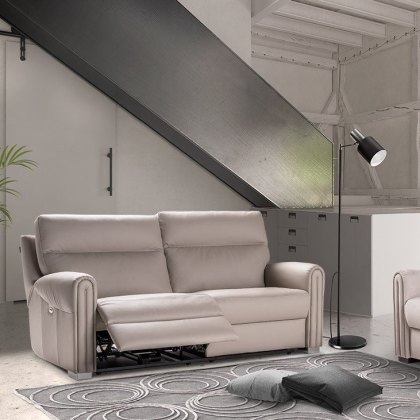 Nicoletti Home Rimini - 3 Seat Double Electric Recliner