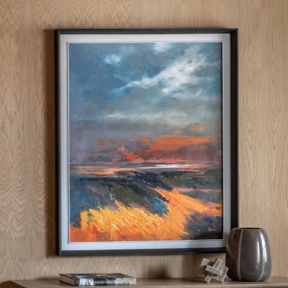 Coastal Glow - Framed Canvas