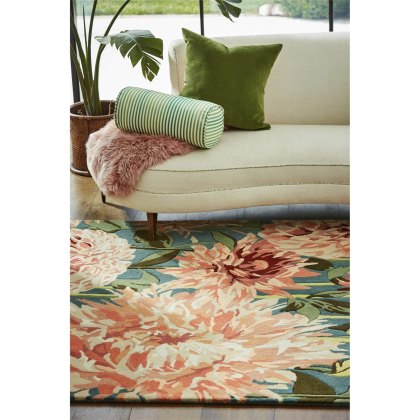 Harlequin - Dahlia Coral/Wilderness Rug