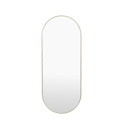Mirrors - Highline Elipse Mirror Brass