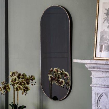 Mirrors - Highline Elipse Mirror Brass