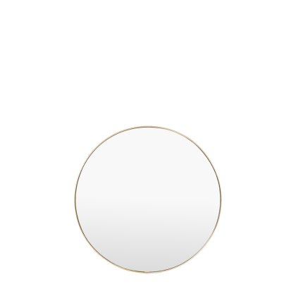 Mirrors - Highline Round Mirror Brass Small