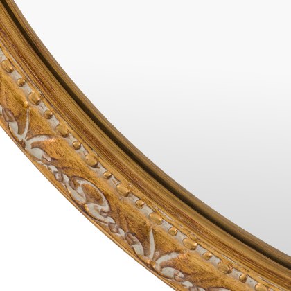 Mirrors - Romana Round Mirror Gold