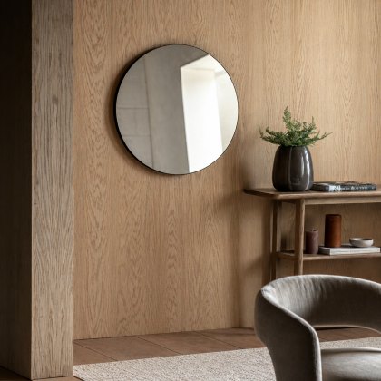 Mirrors - Tokyo Round Mirror Black