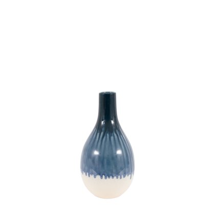 Accessories - Orro Blue Organic Fade Ceramic Vase