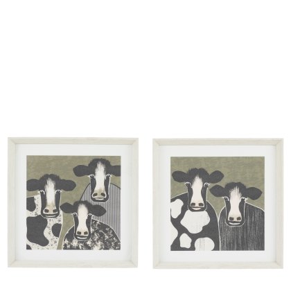 Animal Antics I - Framed Art Set of 2