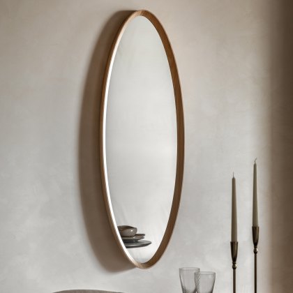 Mirrors - Cedar Elipse Mirror (Oak)