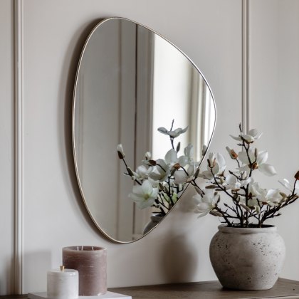 Mirrors - Highline Pebble Mirror Brass
