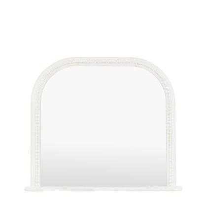 Mirrors - Shoreline Overmantle Mirror White