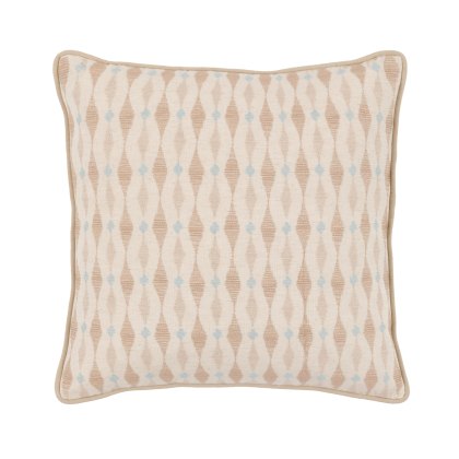 Cushions - Sierra Ikat Embroidered Cushion Natural