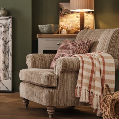 Throws - Arvo Grid Woven Throw Rust / Natural Throws - Arvo Grid Woven Throw Rust / Natural