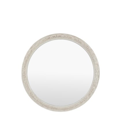 Mirrors - Romana Round Mirror Grey