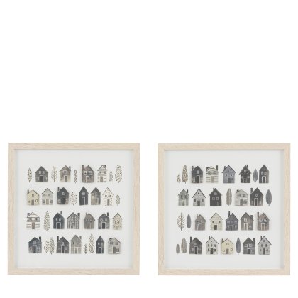 Home Sweet Home - Framed Art Set of 2