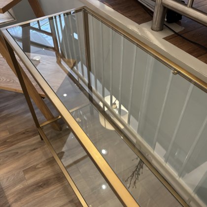 Dekko - Console Table (Clear Glass Top)