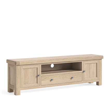 Providence (White Wash) - TV Unit (190 cm)