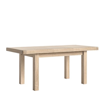 Normandy White Wash - Small Extending Dining Table