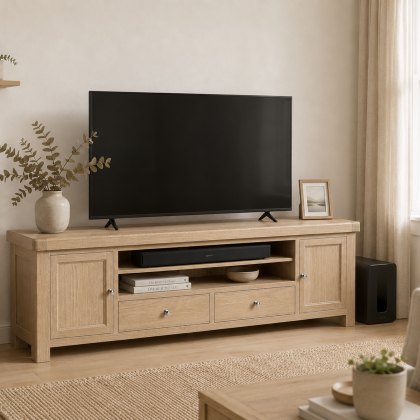 Providence (White Wash) - Media Unit (218 cm)